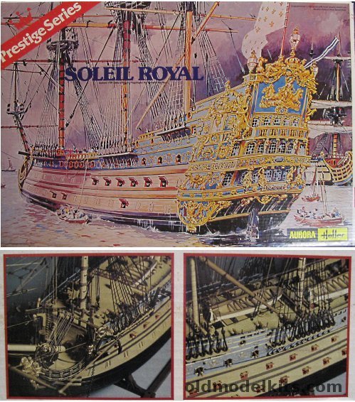 Heller 1/100 Soleil Royal 1692 Three Gun-Deck Warship, 6550 plastic model kit